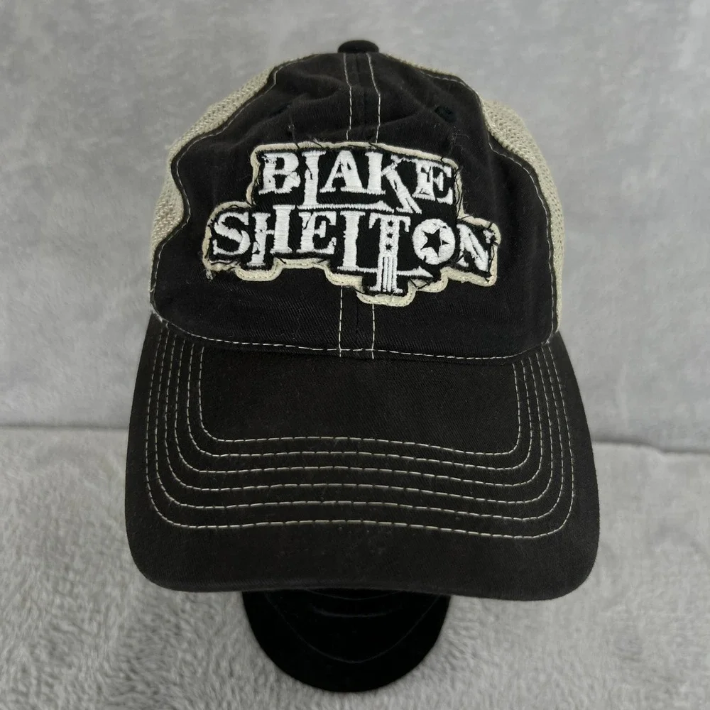 Blake Shelton Trucker Hat Black Top of the World Country Music Mesh Snapback